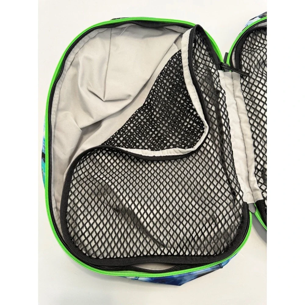 Adidas by Stella McCartney Blue Marble Print Travel Organizer Mesh Packing‎ Cube